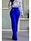 cheap Women&#039;s Pants-Women&#039;s Dress Pants Bootcut Culottes Wide Leg Pants Trousers Black Blue Wine High Rise Vintage Work Formal Office Work Micro-elastic Solid Colored S M L XL XXL