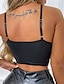 cheap Bras-Women&#039;s Lace Bras Fixed Straps 3/4 Cup V Neck Breathable Lace Pure Color Pull-On Closure Date Casual Daily Cotton 1PC White Black / Bras &amp; Bralettes / 1 PC
