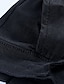 voordelige Leggings-Dames broek Polyester Effen Zwart Wit Basic Medium Taille Capris Werk Kantoor / Formeel Zomer Lente &amp; Herfst