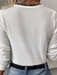 cheap Sweaters-Women&#039;s Pullover Sweater Jumper Pullover Jumper V Neck Chunky Waffle Knit Cotton Knitted Thin Summer Spring Outdoor Daily Holiday Stylish Basic Casual Long Sleeve Pure Color Black White Blue S M L