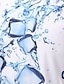 economico maglietta 3d da uomo-Per uomo Camicia maglietta Magliette divertenti Pop art Rotonda Blu Giornaliero Per eventi Manica corta Stampa Abbigliamento Essenziale