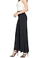 cheap Women&#039;s Pants-Women&#039;s Basic Yoga Wide Leg Culottes Wide Leg Palazzo Slacks Full Length Pants Stretchy Sports Outdoor Daily Solid Color High Waist Slim Sapphire Wine Pink Green White S M L XL XXL