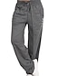 cheap Women&#039;s Sweatpants &amp; Joggers-Women&#039;s Pants Trousers Polyester Full Length Black Fall