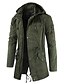 cheap Men&#039;s Jackets &amp; Coats-Women&#039;s Jacket Outdoor Street Daily Winter Coat Fashion Coats / Jackets Casual Daily Jacket Long Sleeve ArmyGreen khaki Navy Blue