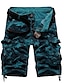 cheap Men&#039;s Pants &amp; Shorts-Men&#039;s Basic Shorts Tactical Cargo Cargo Shorts Knee Length Pants Daily Camouflage Mid Waist Black / Red Green Army Green Fuchsia Khaki 29 30 31 32 34 / Summer