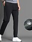 cheap Sweatpants-Men&#039;s Active Trousers Casual Pants Pocket Drawstring Elastic Waist Solid Color Breathable Outdoor Full Length Casual Daily Streetwear Stylish Casual Black Micro-elastic