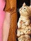 cheap Girl&#039;s 3D T-shirts-Girls&#039; 3D Animal Cat T shirt Tee Short Sleeve 3D Print Summer Active Polyester Kids 4-12 Years School Daily Wear Regular Fit