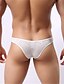 preiswerte Herrenunterwäsche &amp; -socken-Herren einfarbig super sexy Ultra-Low-Waist sexy Spitze transparent Halbpack Hüftslips schwarz weiß pink m