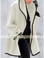 cheap Women&#039;s Coats &amp; Trench Coats-Women&#039;s Coat Office Dailywear Casual Winter Fall Long Coat Warm Basic Simple Classic &amp; Timeless Jacket Long Sleeve Solid Color with Pockets Oversize Blue Purple Camel