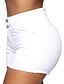 cheap Women&#039;s Shorts-Women&#039;s Shorts Normal Denim Plain Black White Fashion Mid Waist Short Daily Weekend Summer Spring &amp;  Fall