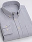 cheap Men&#039;s Oxford Shirts-Men&#039;s Dress Shirt Button Down Shirt Collared Shirt Oxford Shirt A B F Long Sleeve Tartan All Seasons Wedding Casual Clothing Apparel