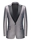 billiga Tuxedo kostymer-silver himmelsblått guld herrfest bal disco kostymer 2 delar gnistrande glitter peak skräddarsydd passform enkelknäppt enknapps 2024