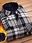 cheap Men&#039;s Casual Shirts-Men&#039;s Shirt Tartan Square Neck A B C D E Casual Daily Long Sleeve collared shirts Clothing Apparel Designer
