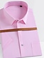 cheap Men&#039;s Dress Shirts-Men&#039;s Shirt Dress Shirt Solid Colored Button Down Collar Wine White Black Gray Purple Short Sleeve Daily Weekend Slim Tops / Summer / Summer