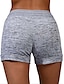 cheap Women&#039;s Shorts-Women&#039;s Shorts Side Pockets Elastic Drawstring Design Print Casual / Sporty Athleisure Casual Weekend Micro-elastic Cotton Blend Comfort Heart Letter Mid Waist Black S M L