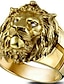 cheap Bracelets &amp; Bangles-1PC Ring For Women&#039;s Street Date Alloy Classic Lion