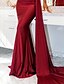 cheap Party Dresses-Women&#039;s Bodycon Maxi long Dress Red Sleeveless Solid Color Ruched Lace up Cold Shoulder Fall Summer One Shoulder Party Stylish Elegant Prom Dress Loose 2022 S M L XL / Party Dress
