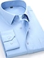 billige Kjoleskjorter for menn-Herre Dresskjorter Skjorte med knapper Skjorte med krage Svart Hvit Gul Langermet Grafiske trykk Aftæpning Alle årstider Bryllup Arbeid Klær