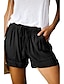 cheap Women&#039;s Clothing-Women&#039;s Shorts Drawstring Pocket Daily Plain Summer Regular Green Black Pink Orange Red