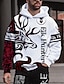 cheap Men&#039;s Pullover Hoodies-Men&#039;s Hoodie Pullover Hoodie Sweatshirt Wine Red Pink Wine Red Hooded Graphic Animal Dragon Print Sports &amp; Outdoor Daily 3D Print Streetwear Designer Casual Spring &amp;  Fall Clothing Apparel Hoodies