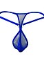 tanie Egzotyczna bielizna męska-Męskie String typu G Bielizna Stringi Wysoka elastyczność 1 sztuka Niebieski M / Kij / Kij