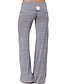 cheap Women&#039;s Pants-Women&#039;s Culottes Wide Leg Chinos Pants Trousers Blue Light gray Dark Gray Mid Waist Casual / Sporty Casual Weekend Print Micro-elastic Full Length Comfort Letter S M L XL XXL