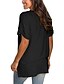 cheap Women&#039;s T-shirts-Women&#039;s Casual Daily Weekend T shirt Tee Plain Short Sleeve V Neck Basic Tops Green White Black S