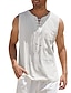 Χαμηλού Κόστους Βαμβακερό Λινό Πουκάμισο-Ανδρικά Βαμβακερό λινό πουκάμισο Λευκό βαμβακερό πουκάμισο Casual πουκάμισο Καλοκαιρινό πουκάμισο Πουκάμισο παραλίας Μαύρο Λευκό Κρασί Αμάνικο Σκέτο Λαιμόκοψη V Καλοκαίρι ΕΞΩΤΕΡΙΚΟΥ ΧΩΡΟΥ Δρόμος Ρούχα