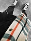 cheap Flannel Shirts-Men&#039;s Shirt Flannel Shirt Shirt Jacket Shacket Beige Long Sleeve Plaid / Check Collar Fall Winter Outdoor Street Clothing Apparel Button-Down