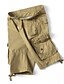 cheap Cargo Pants-Men&#039;s Tactical Cargo Cargo Shorts Patchwork Multi Pocket Multiple Pockets Basic Classic Casual Going out Inelastic Camouflage Solid Colored Mid Waist Camouflage Red Camouflage Blue Yellow camouflage