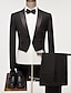 abordables Combinaisons de smoking-Tuxedos de soirée pour hommes, 2 pièces, couleur unie, coupe standard, double boutonnage, six boutons, 2024