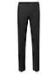 abordables Trajes de esmoquin-Esmoquin negro burdeos para fiesta de noche para hombre, 2 piezas, color sólido, cuello chal, ajuste estándar, un solo botón, 2024