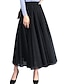 Χαμηλού Κόστους Μονές φούστες-Γυναικεία Φούστα Tutu Μίντι Φούστες Τούλι Σιφόν Στάμπα Μονόχρωμο Πάρτι γενεθλίων Καθημερινά Ανοιξη καλοκαίρι Πολυεστέρας Κολεγιακό Μαύρο Λευκό Ανθισμένο Ροζ Καμηλό