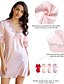 cheap Women&#039;s Sleep &amp; Lounge-Women&#039;s 1 pc Pajamas Nightgown Simple Casual Comfort Pure Color Satin Home Party Daily V Neck Gift Short Sleeve Vintage Style Spring Summer Light Pink Purple