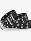 billige Belter til kvinner-damer punk star gas eye dekorative dobbeltrad hull dekorativt belte belte