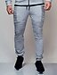 cheap Joggers-Men's Jogging Running Sweatpants Casual Solid Drawstring Gym Athletic Pants Trendy Fitted Slim Mid-Waist Track Pants Army Green