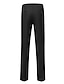 ieftine Costume de tuxedo-smoking de seară pentru bărbați negru burgundă, 2 piese, culoare uni, guler șal, potrivire standard, un singur piept, un singur buton 2024