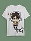 cheap Women&#039;s T-shirts-Inspired by Attack on Titan Eren Jaeger T-shirt Anime 100% Polyester Anime 3D Harajuku Graphic T-shirt For Men&#039;s / Women&#039;s / Couple&#039;s