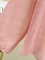 ieftine Jachete Damă-Pentru femei Săritor Tricotat Tricotat Culoare pură Deschis frontal Stilat sportiv Zilnic Primăvară Vară Roz Îmbujorat Kaki M L XL / Manșon Lung