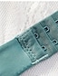 billige BH&#039;er-kvinders trådløse bh&#039;er dobbelt rem justerbar fuld dækning v-hals åndbar ren farve krog &amp;amp; eye date casual daily nylon 1stk grøn sort / bh&#039;er &amp;amp; bralettes hjemmetøj