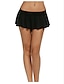 cheap Plain Skirts-Women&#039;s Skirt Mini Polyester Black White Pink Skirts Summer Pleated Fashion Vacation Bar S M L