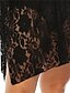 cheap Cover Ups-Women&#039;s Swimwear Cover Up Beach Dress Plus Size Swimsuit Pure Color Lace for Big Busts Black Bathing Suits Vacation Fashion New / Sexy / Modern