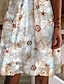 cheap Print Dresses-Women&#039;s Casual Dress Mini Dress Beige Sleeveless Floral Print Summer Spring Spaghetti Strap Casual 2023 S M L XL XXL
