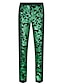 cheap Trousers-Men&#039;s Dress Pants Full Length Multi Color Sparkly Micro-elastic Regular Fit Green / Black Gradient purple Black 2023