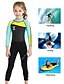 cheap Wetsuits &amp; Diving Suits-Dive&amp;Sail Girls&#039; Full Wetsuit 2.5mm SCR Neoprene Diving Suit Thermal Warm UPF50+ Quick Dry High Elasticity Long Sleeve Full Body Back Zip - Swimming Diving Surfing Snorkeling Patchwork Autumn / Fall