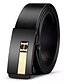 cheap Men&#039;s Belt-Men&#039;s Dress Belt Ratchet Belt Casual Belt Box Buckle Faux Leather Fashion Business Formal Dark Gray Black Wedding Work Daily