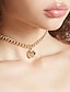 preiswerte Halsketten &amp; Anhänger-1 Stück Halskette For Damen Täglich Aleación Herz