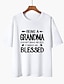 abordables Camisetas de mujer-ser una abuela camisetas de mezcla de algodón