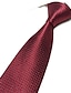Недорогие Мужские галстуки и бабочки-Муж. Галстуки Для офиса Свадьба Джентльмен Однотонный Официальные Бизнес
