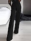cheap Formal Jumpsuits-Women‘s Jumpsuit for Special Occasions Mesh Sequin Solid Color V Neck Elegant Party Prom Regular Fit Long Sleeve Black S M L Spring  Fall